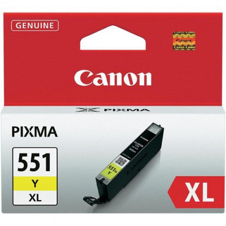 Canon oryginalny ink blistr, CLI551Y XL, yellow, 11ml, 6446B004, high capacity, Canon PIXMA iP7250, MG5450, MG6350