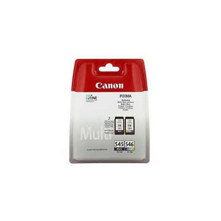 Canon oryginalny ink blistr z ochroną, PG-545/CL-546, black/color, 2x180s, 2x8ml, 8287B006, Canon Pixma MG2450, 2550