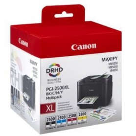 Canon oryginalny ink PGI-2500XL Bk/C/M/Y multipack, black/color, 9254B004, Canon MAXIFY iB4050, MB5050, MB5350
