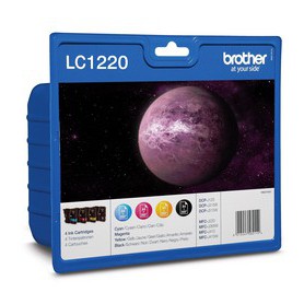 Brother oryginalny ink LC-1220VALBP, CMYK, 4x300s, Brother DCP-J925 DW