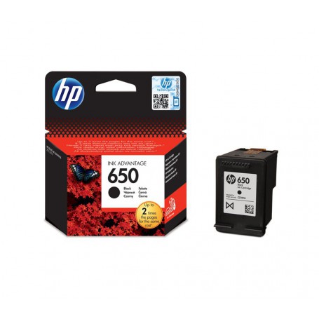 Tusz Oryginalny HP650 black 360s 6,5ml HP Deskjet Ink Advantage 2515, 3515, 3545